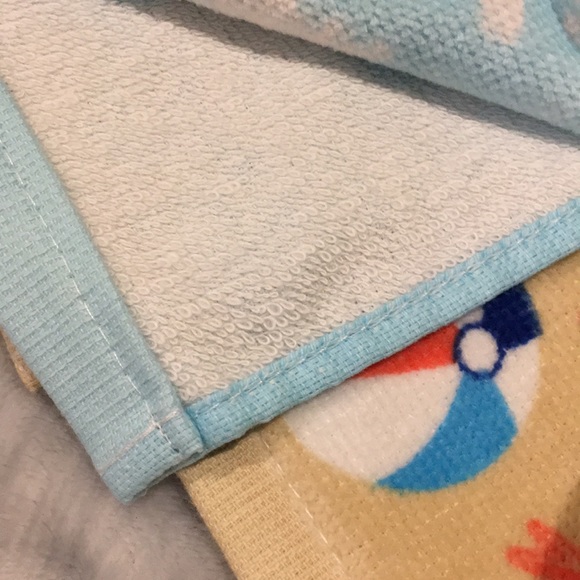 Beach Starfish Celebrate Anericana Kitchen Towel Set if Two NWT %100 Cotton - Picture 10 of 12